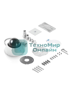 Камера видеонаблюдения Ubiquiti UniFi Protect Camera AI Dome 4K (8Mp), 30 к/с, 109,9°, ИК-подсветка до 40 м