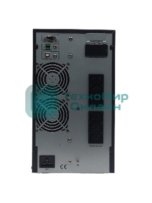 Источник бесперебойного питания (ИБП) Raskat HIO-3000VA+ (3000ВА, 2700Вт, 6xIEC320, LCD, USB type-B, 1xRS232, чистая синусоида)