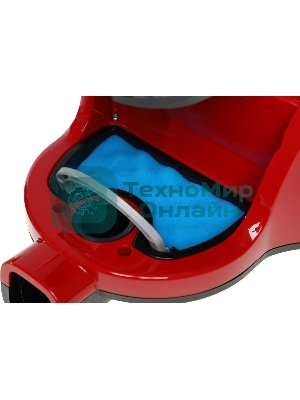 Пылесос Samsung VCC4520S3R/XEV красный, 350/1600 Вт, уборка сухая, пылесборник контейнер 1.3 л