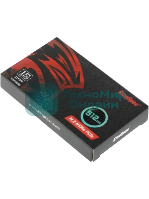 Накопитель SSD KingSpec NX-512, 512Gb, PCIe 3.0 x4, M.2 2280, NVMe, R/W 3400/3100