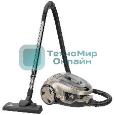 Пылесос Eurostek EVC-KP06С бежевый, 450/2600 Вт, уборка сухая, пылесборник контейнер, 2.5 л