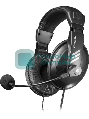 Гарнитура Defender Gryphon 750U чёрный, проводная