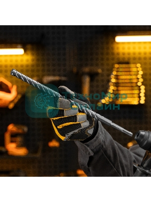 Бур по бетону Denzel цельная крестовая пластина, 14x315 мм, SDS PLUS