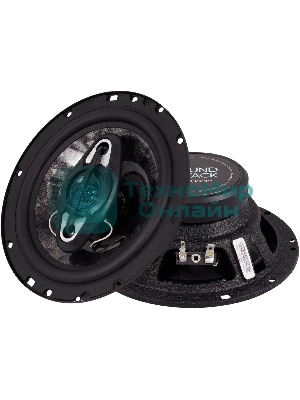 Колонки автомобильные Kicx SA 165 150Вт 92дБ 4Ом 16.5 см (6 1/2 дюйм) (ком.: 2 кол.) коаксиальные четырехполосные