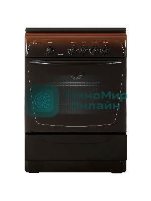 Плита газовая Gefest CG 60М C7 К83 коричневый, конфорок 4 шт, духовка 63 л, 60 см x 85 см x 60 см