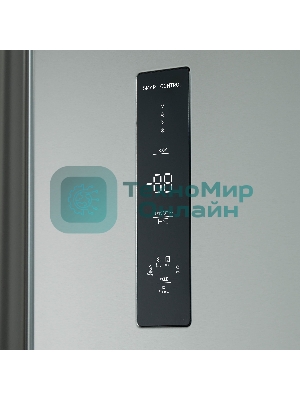 Холодильник Бирюса SBS 400 I нержавеющая сталь двухкамерный 232/168 л морозилка слева, No Frost, Side-by-side