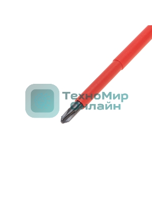 Отвертка крестовая диэлектрическая Rexant PH/SL2х150мм, до 1000В, двухкомпонентная рукоятка