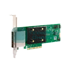 Адаптер HBA Broadcom 9500-16e SGL (03-50075-00003) PCIe Gen4 x8 LP, Tri-Mode SAS/SATA/NVMe 12G HBA, 16port(4*ext SFF8644), 3816 IOC 5
