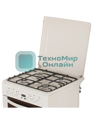 Плита комбинированная Gefest ПГЭ 6102-03 0167 бежевый, конфорок 4 газовых, духовка 55 л, 60 см x 85 см x 60 см