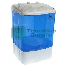 Стиральная машина Мастерица WM-0102 cиний, загрузка вертикальная 2 кг, 0 об/мин, класс А