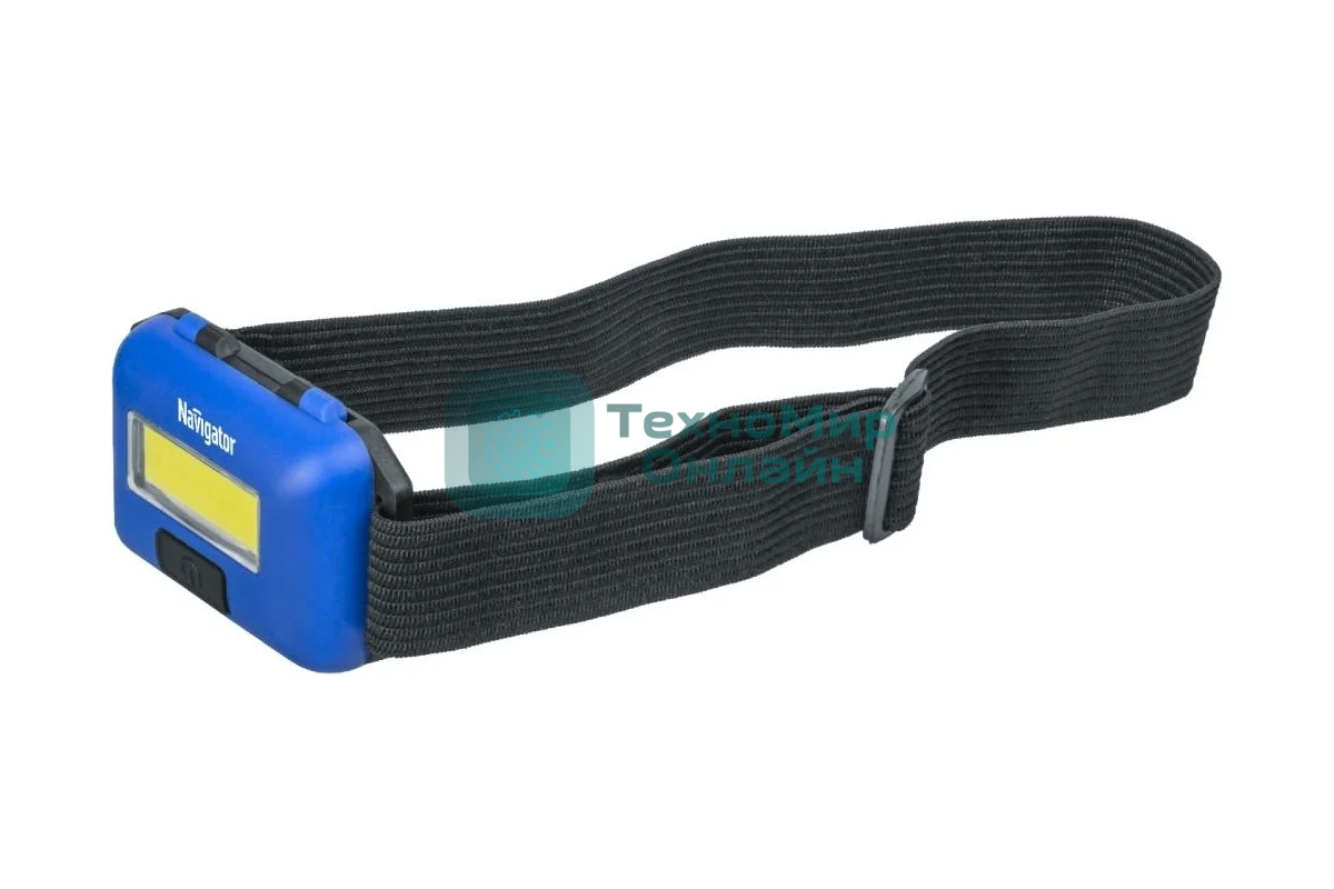 Фонарь налобный Navigator NPT-H24-3AAA 3 режима 1COB LED 3Вт; блистер