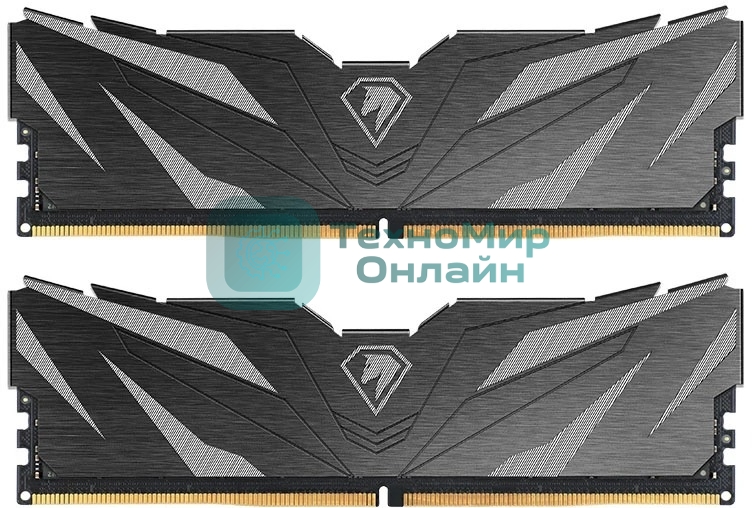 Оперативная память NETAC Shadow II, DDR5, 32Gb (2x16GB), 6000 MHz, CL38, DIMM, с радиатором, черный