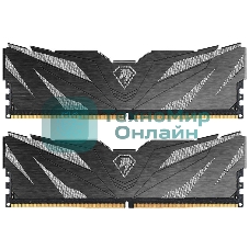 Оперативная память NETAC Shadow II, DDR5, 32Gb (2x16GB), 6000 MHz, CL38, DIMM, с радиатором, черный