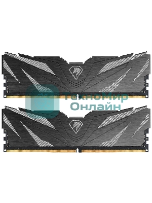 Оперативная память NETAC Shadow II, DDR5, 32Gb (2x16GB), 6000 MHz, CL38, DIMM, с радиатором, черный