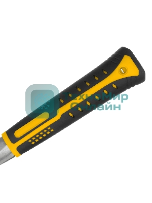 Кувалда Denzel 1 кг, цельнометаллическая, двухкомпонентная рукоятка