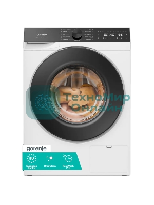 Стиральная машина Gorenje WG694A11, белая, загрузка фронтальная 9 кг, 1400 об/мин, класс: A+++