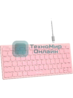 Клавиатура A4Tech FBX51C беспроводная, Bluetooth, радиоканал розовый