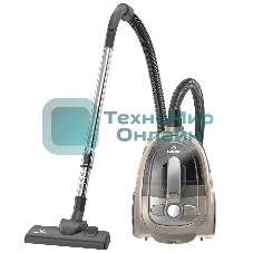 Пылесос Eurostek EVC-KP06С бежевый, 450/2600 Вт, уборка сухая, пылесборник контейнер, 2.5 л