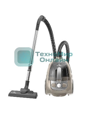 Пылесос Eurostek EVC-KP06С бежевый, 450/2600 Вт, уборка сухая, пылесборник контейнер, 2.5 л