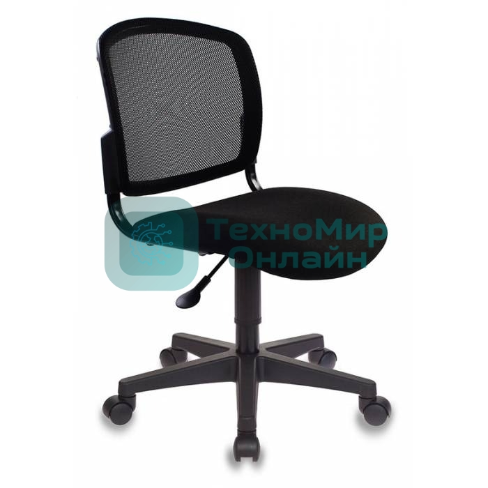 Кресло Бюрократ CH-296NX/15-21 черный, сетка, 120 кг, механизм качания