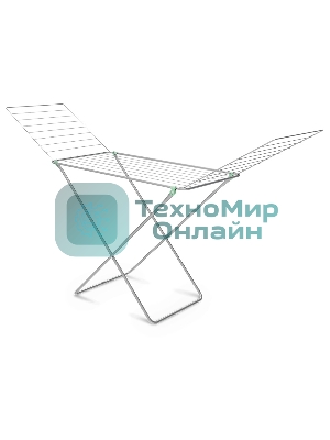 Сушилка для белья НИКА СБП2/С, напольная. 20 м, серебро