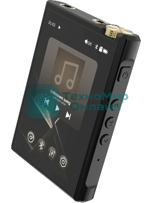 Плеер Hi-Fi Flash Digma Pro XT7 черный/золотистый/3.5