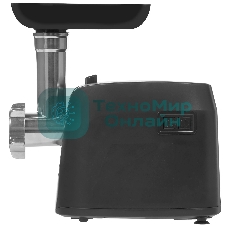 Мясорубка электрическая Moulinex ME112832 черный/серебристый, 1600 Вт, 1.9 кг/мин, реверс, защита от перегрузки, насадки - 5