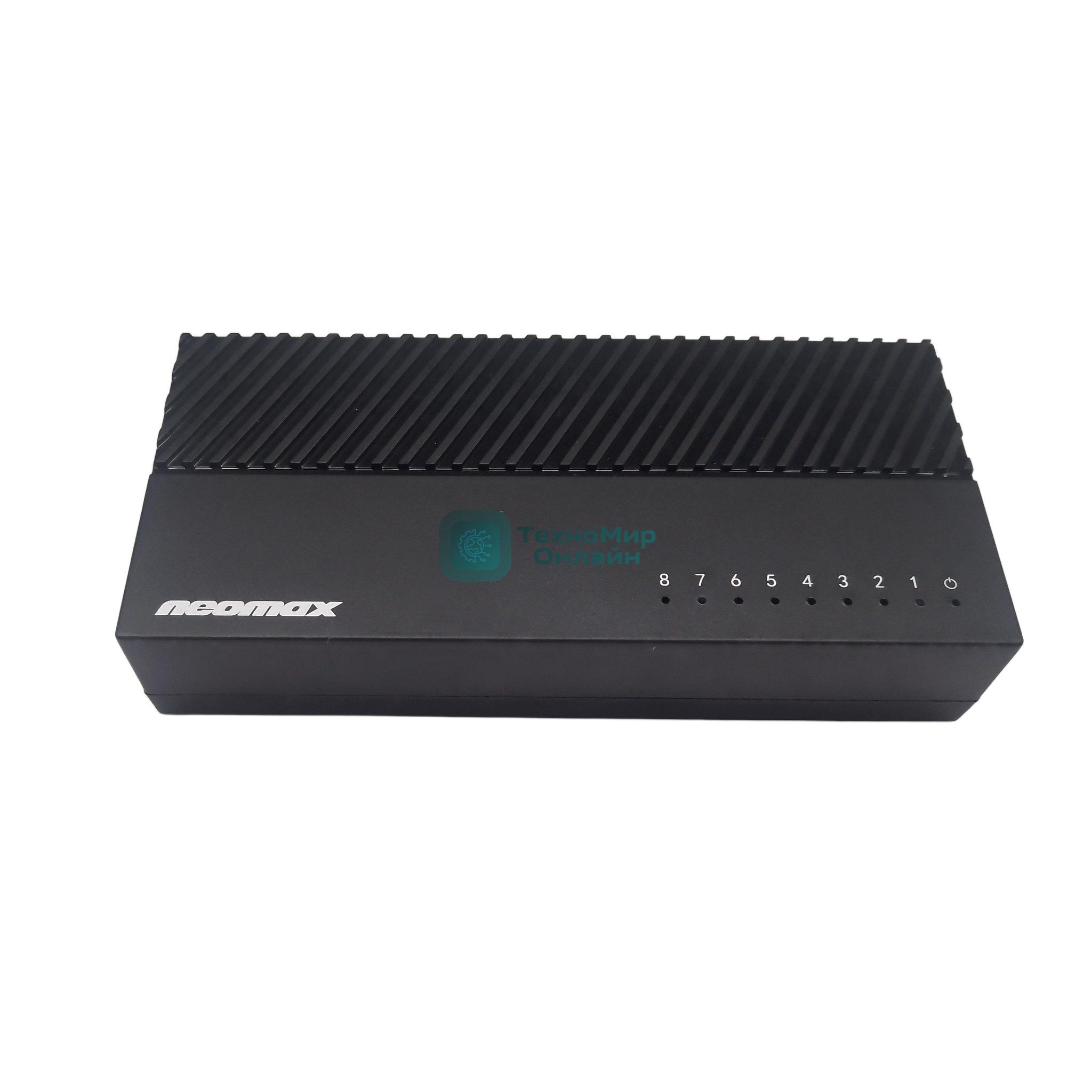 Коммутатор неуправляемый NEOMAX NMS-108P-100-P, 8 портов 100 Mbps, пластик