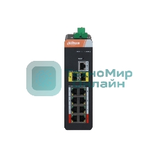 Коммутатор Dahua DH-IS4210-8GT-120 8x1 Гбит/с 2SFP 8PoE 120W управляемый