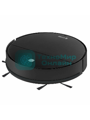Робот-пылесос Vitek VT-1809 (MC) черный, 28 Вт, 2000 мАч Li-Ion, уборка влажная/сухая, пылесборник контейнер 0.35 л