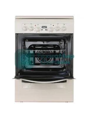 Плита комбинированная Gefest ПГЭ 6102-03 0167 бежевый, конфорок 4 газовых, духовка 55 л, 60 см x 85 см x 60 см