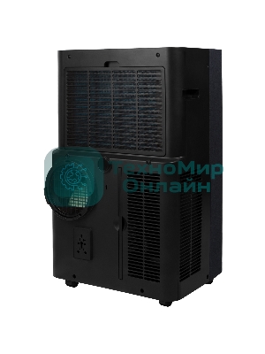 Кондиционер мобильный Ballu Velure BPAC-12 EW/N6 12000 BTU, 30 м², 50 дБ, охлаждение, осушение, черный