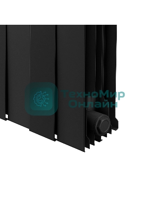Радиатор биметаллический Royal Thermo PianoForte 200 черный - 12 секц.