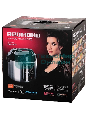 Мультиварка Redmond RMC-M36 сталь/черный