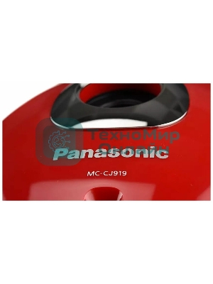 Пылесос Panasonic MC-CJ919R красный, 380/2500 Вт, уборка сухая, пылесборник мешок 6 л