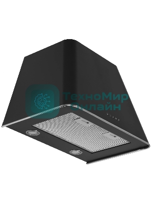 Вытяжка каминная Elikor Гамма 60П-650-Э3Д антрацит/серебристый, 60 см, 650 куб. м/ч, 56 дБ