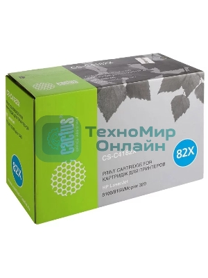 Тонер-картридж Cactus CS-C4182X черный для HP LaserJet 8100/8150/Mopier 320 (20000 стр.)