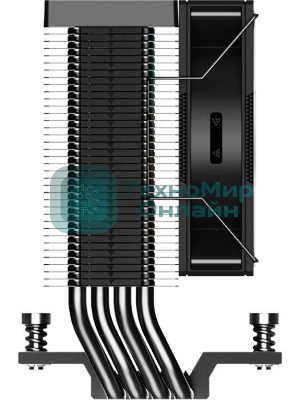 Устройство охлаждения (кулер) PcCooler R400 Soc-AM5/AM4/1200/1700/1851 черный 4-pin Al+Cu 180W Ret (R400-BKNWYX-US)