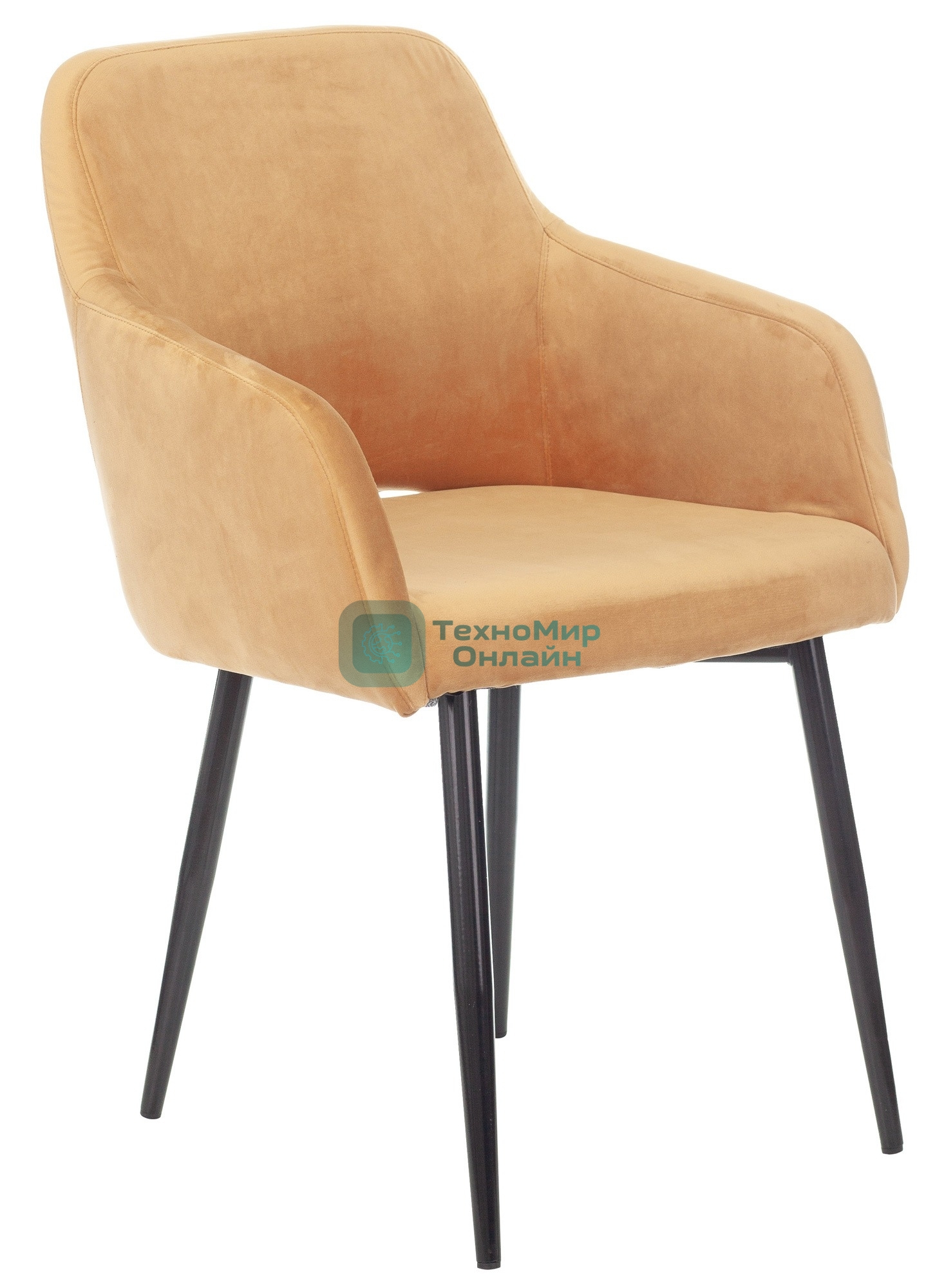 Кресло офисное Бюрократ CH-380F янтарный Italia 9, на ножках, металл черный