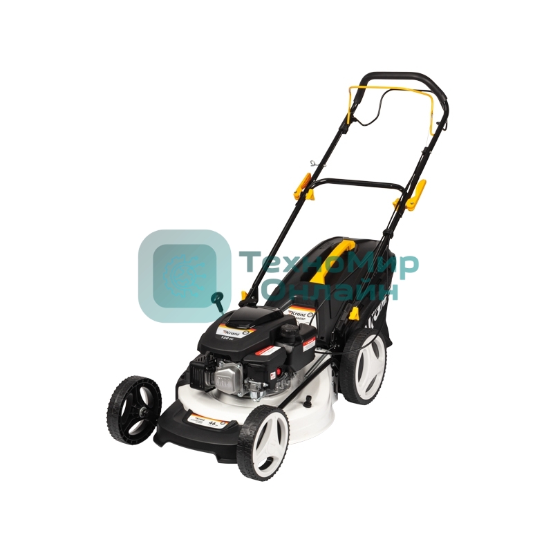 Газонокосилка бензиновая Kranz KR-460SP самоходная, 150 см3, 46см