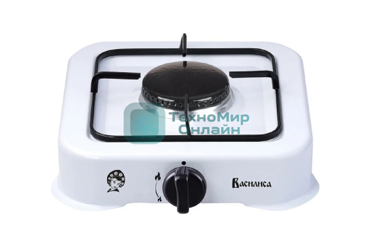 Плита настольная газовая ВАСИЛИСА ВА-6501, 1 конф. белая (10)