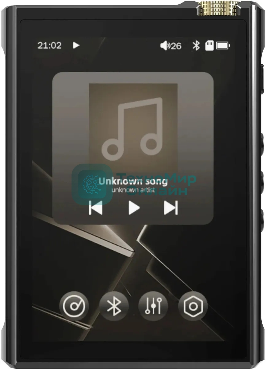 Плеер Hi-Fi Flash Digma Pro XT7 черный/золотистый/3.5