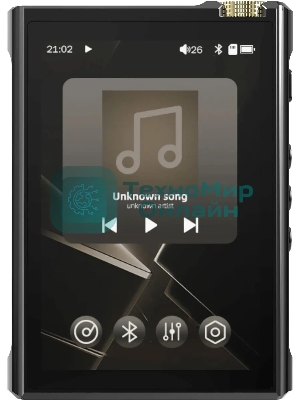Плеер Hi-Fi Flash Digma Pro XT7 черный/золотистый/3.5