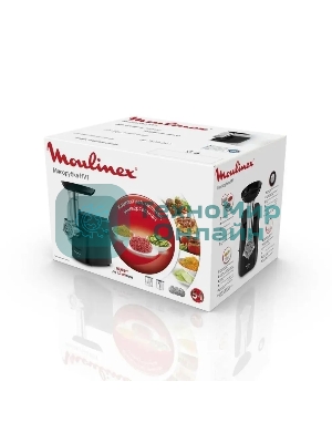 Мясорубка электрическая Moulinex ME112832 черный/серебристый, 1600 Вт, 1.9 кг/мин, реверс, защита от перегрузки, насадки - 5