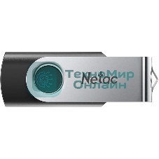 Флешка USB Netac U505 (NT03U505N-016G-32BK), 16Gb, USB3.0, R/W 110/45, черный/серебристый
