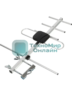 Антенна телевизионная Hyundai H-TAE100 9дБ пассивная серебристый