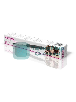 Щипцы для завивки волос Viconte VC-6746 черный, 9 мм, 200 °C, 1 режим