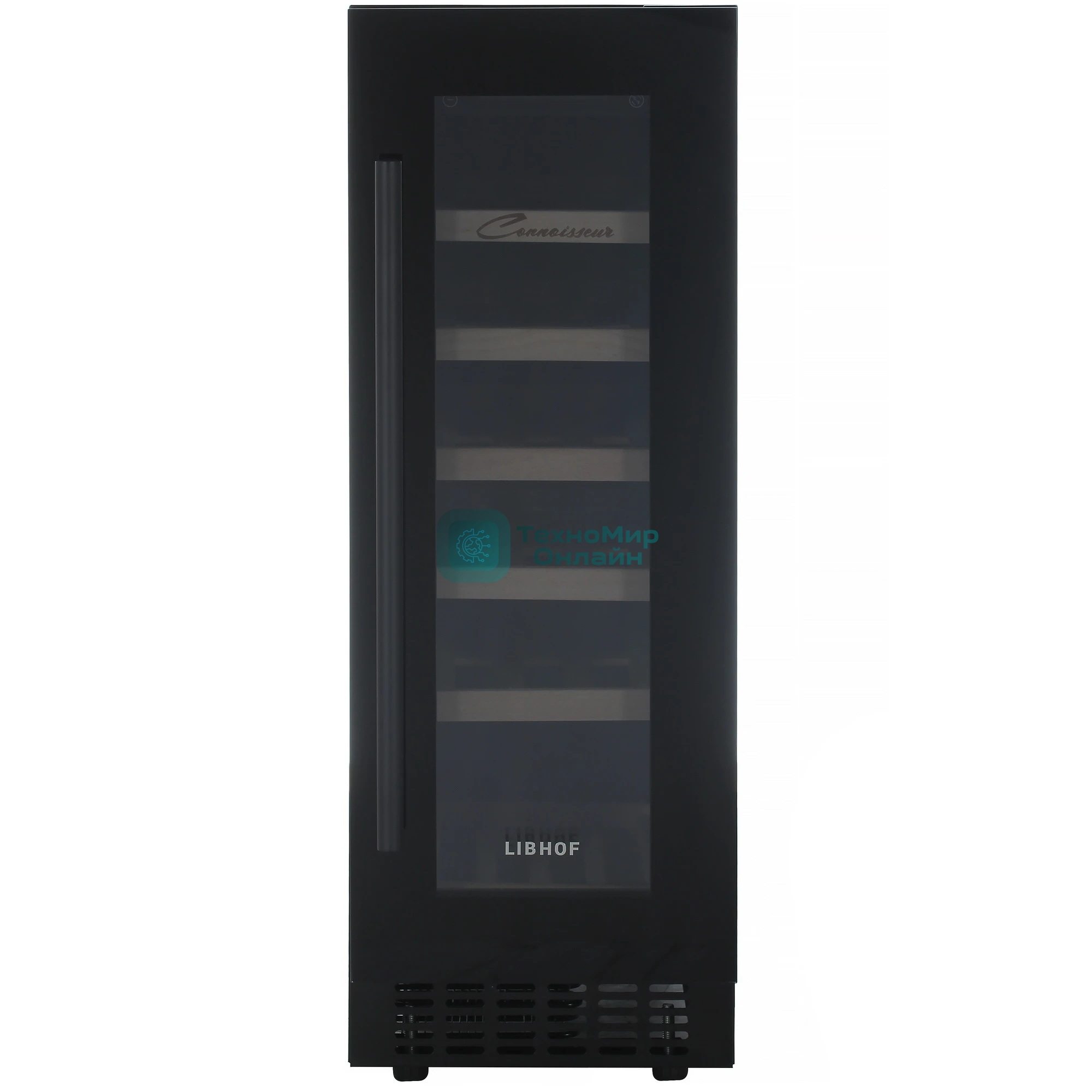 Винный шкаф Libhof CX-19 черный, 60 л, 1 отсек, 19 бут., класс B