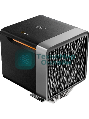 Кулер для процессора CPU Cooler Ocypus Delta A62 EX BK Digital (250W, 4-pin PWM, LED temp., 160mm, Al/Cu, 6x6mm, 2x120mm, 70CFM, 31dBA, 1800RPM, S: 1851/1700/1200/115X, AM5/AM4, black)