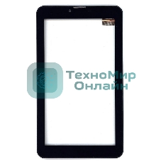 Сенсорное стекло (тачскрин) для Irbis, TZ54, черное с рамкой